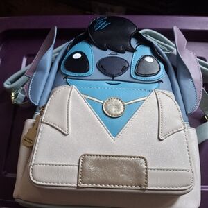 Loungefly Stitch Elvis Backpack and wallet